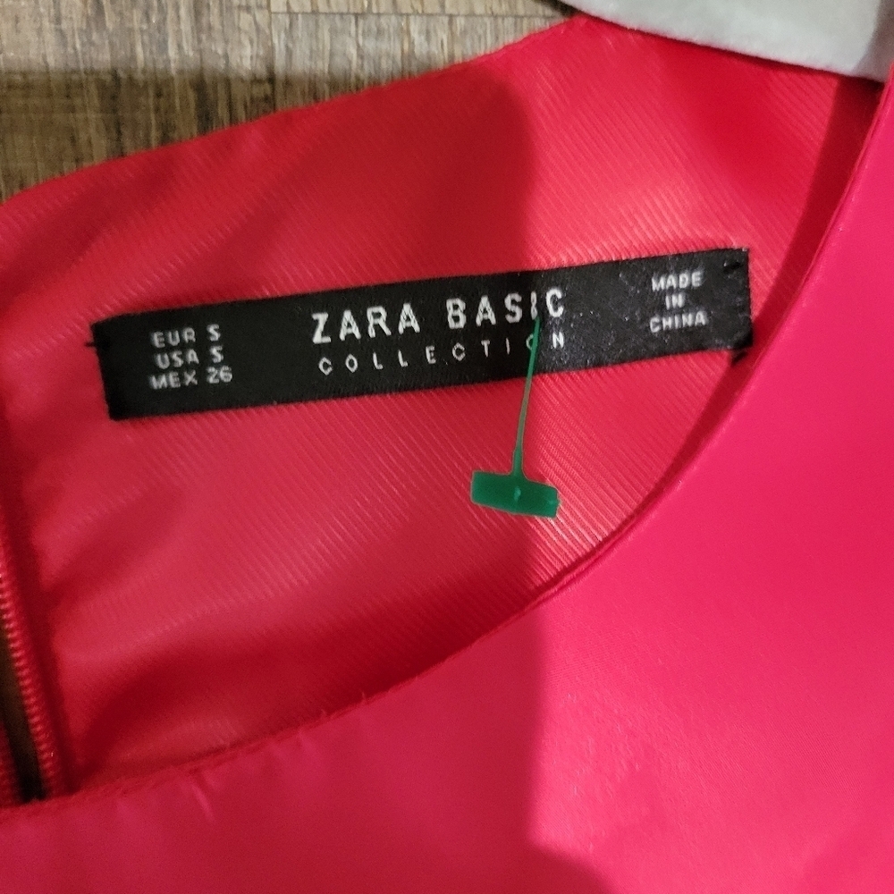 ZARA Red Ruffle Dress - Picture 7 of 11